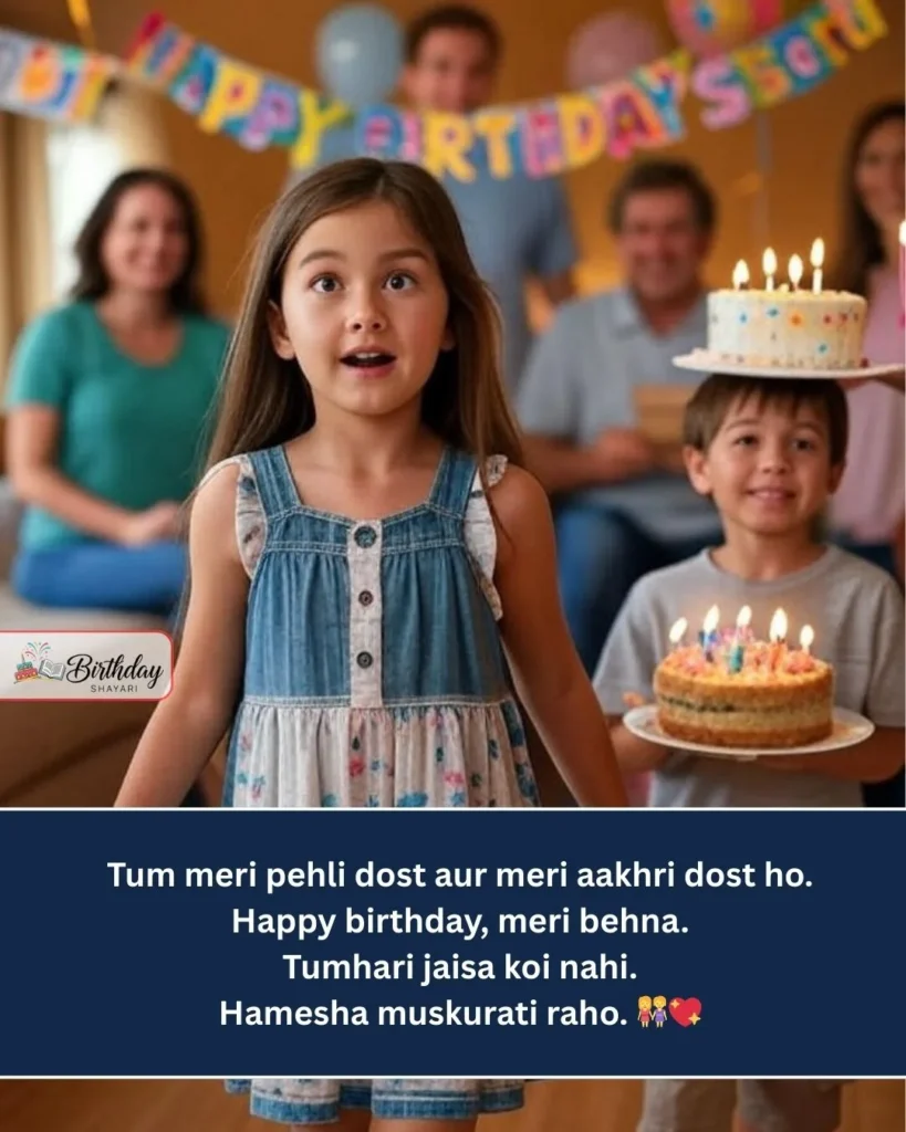 Birthday Wishes for Sister in Hindi